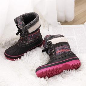 img 1 attached to DREAM PAIRS Insulated Waterproof KMONTE 1 Boys' Shoes ~ Boots