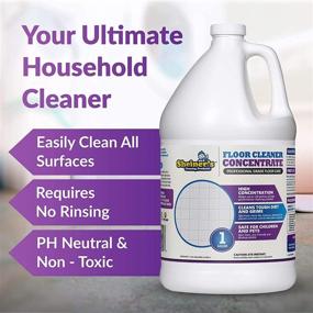 img 2 attached to Sheiner's All Purpose Cleaner and Floor Cleaner Concentrate - Versatile Cleaning Solution for Home Office, Kitchen Floors, and More - 1 Gallon Size!