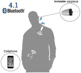 img 1 attached to 🎧 Stealth Коммуникационный и Музыкальный Комплект: Беспроводной Bluetooth Невидимый наушник (218) + Индукционный передатчик