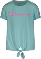 champion girls classic sleeve clothing logo