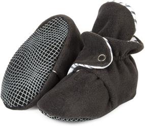 img 4 attached to 👶 Ella Bonna Mini Fleece Booties: Non Skid, Flexible Shoes for Baby Boys Girls Toddlers