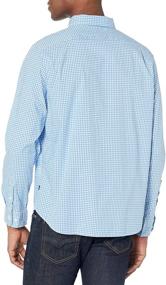 img 1 attached to Nautica Classic Gingham Sleeve with Stretch Fabric