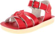 stylish and versatile: sun san swimmer girls' shoes by salt water sandals logo