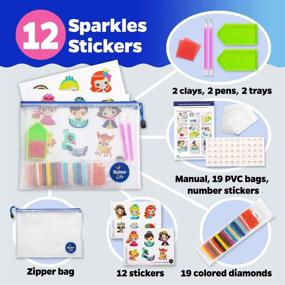 img 3 attached to Diamond Painting 👑 Stickers for Beginners: Princesses Themed
