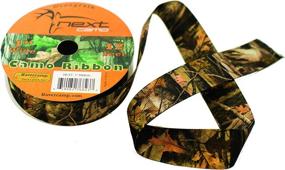 img 4 attached to 🎉 Havercamp Next Camo Grosgrain Ribbon Roll - Ideal for Hunter Themed Party, Camouflage Motif, Birthday Event, Graduation Party, Father's Day Celebration - 1 Count