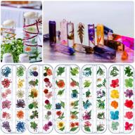 5 boxes of natural dried flowers - real dry flowers for resin jewelry, candle making, nail art, and diy crafts logo