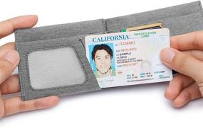 img 3 attached to Slim RFID Men's Wallets: The Ultimate Minimalist Men's Accessories