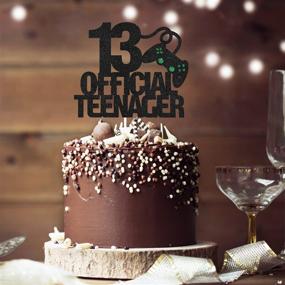 img 3 attached to 🎮 Level Up with 13 OFFICIAL Teenager Game Birthday Cake Topper - Video Game Boy's 13th Birthday Party Cake Supplies - Game On Winner Party Decoration