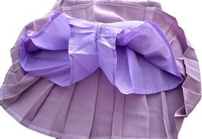 img 1 attached to Stylish and Chic: Beautifulfashionlife Pleated Tennis Stripes Girls' Skirts & Skorts