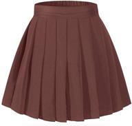 stylish and chic: beautifulfashionlife pleated tennis stripes girls' skirts & skorts logo