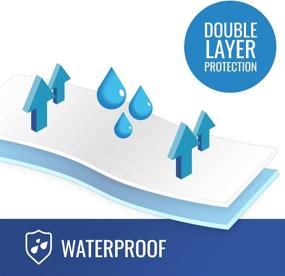 img 3 attached to DMI Bed Pad Waterproof Sheet: Versatile Mattress Protector, Incontinence Pad, Furniture Cover & More! Washable & Flat Fit, 36 x 72