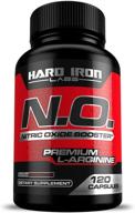 💪 powerful nitric oxide booster: unleash maximum muscle building, vascularity, energy, and heart health with l-arginine & l-citrulline - pre workout no supplement - 120 capsules logo