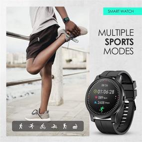 img 2 attached to GOKOO Smart Watch: Advanced Blood Pressure & Heart Rate Monitor, Fitness Tracker with Music Control, Sleep Monitor, and Customizable Dial. For Men & Women, iOS & Android Compatible.