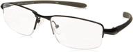 sportex ar4145 gray reading glasses for men – 30.8mm us size logo