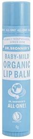 img 1 attached to 🌱 Organic Naked Unflavored Lip Balm by Dr. Bronner's Magic Soaps: Natural Lip Care Solution, 0.15 Ounce