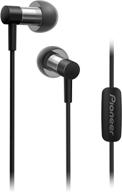 🎧 pioneer se-ch3t(b) black hi-res audio in-ear headphones logo