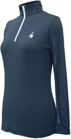 img 4 attached to Performance Rider Longsleeve Shirt for Women - HR Farm Ice Feel Quick Dry