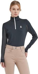 img 3 attached to Performance Rider Longsleeve Shirt for Women - HR Farm Ice Feel Quick Dry