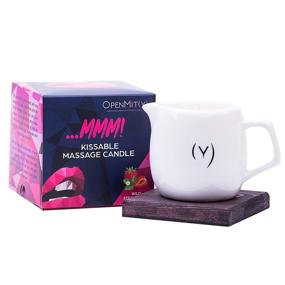 img 4 attached to 🍓 Wild Strawberry Kissable Massage Oil Candle – Enhance Sensuality and Romance with Relaxing Melt Massage Candles