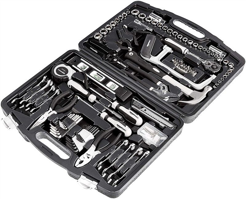 amazonbasics 173 piece general household hand 로고