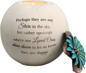img 2 attached to 🕯️ Pavilion Gift Company 19095 Stars in The Sky Candle Holder, 5-Inch, Terra Cotta - Elegant Beige Holder for Candles