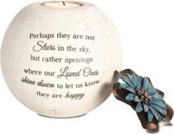 🕯️ pavilion gift company 19095 stars in the sky candle holder, 5-inch, terra cotta - elegant beige holder for candles логотип