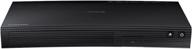 samsung blu-ray dvd disc player: wi-fi, 1080p full hd upconversion, black finish logo