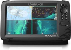 img 4 attached to 🎣Низкая цена на рыболовный инструмент Lowrance Hook Reveal 9: Мощный рыбопоиск на 9 дюймов с трансдьюсером и предварительно загруженными картами C-MAP.