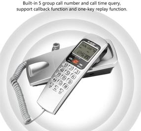 img 3 attached to Sanpyl Desktop Landline Extension Telephone