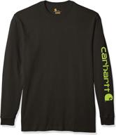 👕 рубашка carhartt signature sleeve 3x large: прочная, качественная рабочая одежда логотип