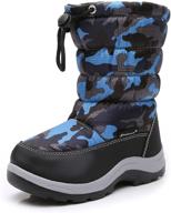 winter toddler little boys' shoes - blikcon weather logo