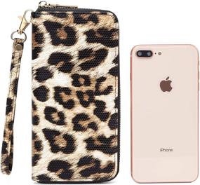 img 2 attached to VISATER Wallets - Leopard & Cheetah Print Leather Women's Handbags & Wallets - Stylish Wallets with Animal Print