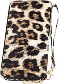 img 3 attached to VISATER Wallets - Leopard & Cheetah Print Leather Women's Handbags & Wallets - Stylish Wallets with Animal Print