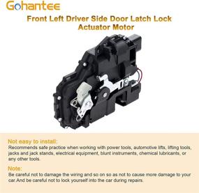 img 2 attached to 🔒 Front Left Door Lock Actuator 3B1837015AK Replacement for Volkswagen Beetle Jetta Golf GTI Passat - Driver Side Door Latch Actuator. Compatible with VW 3B1837015AS, 3B1837015J, 931-500