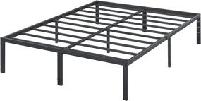 img 2 attached to 🛏️ Full Size PrimaSleep 18 Inch Heavy Duty Steel Slat Bed Frame with Enhanced Stability