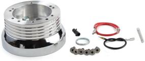 img 1 attached to 🔧 ForeverSharp Рулевой адаптер Billet: Совместимость с 5 и 6 отверстиями для моделей Chevrolet
