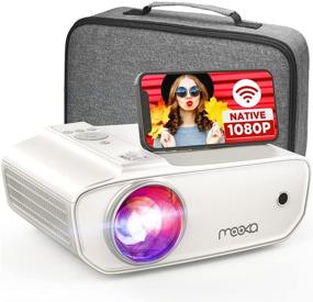 img 4 attached to 🎥 MOOKA Native 1080P WiFi Projector HD, 8500L Movie Projector with Carrying Case, Zoom, Sleep Timer, HiFi Speaker, Support 300" Screen, Ideal for Home Outdoor Projection of Phone/TV Stick/PC/Laptop/PS4/Xbox