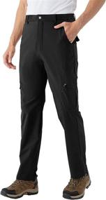 img 2 attached to 👖 Versatile BASUDAM Men's Cargo Hiking Pants: Quick Dry, Lightweight, Stretch, Water Resistant and Pockets galore!