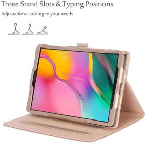 img 1 attached to 💼 Premium Gold ProCase Galaxy Tab A 10.1 Case 2019 - Stand Folio Cover for SM-T510/T515/T517 Models - Stylish Protection for your Galaxy Tab A 10.1 Inch Tablet