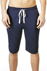 img 4 attached to 🎍 Cozy and Sustainable: Bamboo Shorts Pajama Bottoms for Comfy Sleepwear