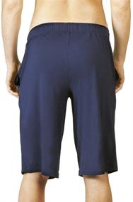 img 2 attached to 🎍 Cozy and Sustainable: Bamboo Shorts Pajama Bottoms for Comfy Sleepwear