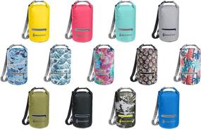 img 3 attached to 🎒 Yellow Skog Å Kust DrySak - 20L Waterproof Dry Bag