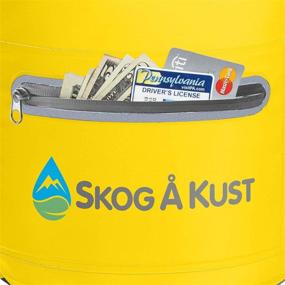img 2 attached to 🎒 Yellow Skog Å Kust DrySak - 20L Waterproof Dry Bag