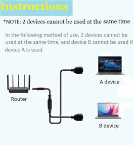 img 1 attached to 🔌 Ethernet Splitter for Network - Ideal Category