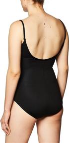 img 1 attached to Capezio Women's Adjustable Straps Camisole Leotard: A Perfect Fit for Class and Performance