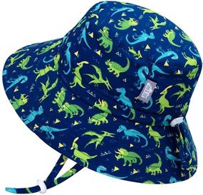 img 4 attached to Protect Your Child's Skin with JAN & JUL Aqua-Dry 🧢 GRO-with-me Adjustable Sun-Hats – UV Protection for Babies, Toddlers, and Kids