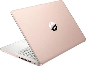 img 3 attached to 💻 2020 HP 14 inch HD Laptop, Intel Celeron N4020 up to 2.8 GHz, 4GB DDR4, 64GB eMMC Storage, WiFi 5, Webcam, HDMI, Windows 10 S /Legendary Accessories (Google Classroom & Zoom Compatible) (Rose Gold)