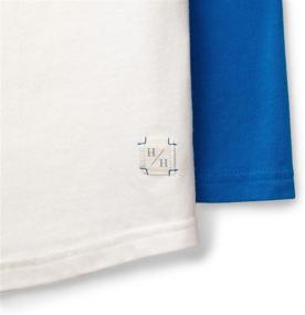 img 1 attached to Colorblock Raglan Tops, Tees & Shirts for Boys - Hope Henry Sleeve