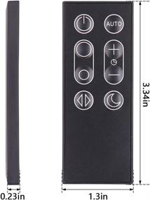 img 3 attached to 🔘 Dyson Pure Cool Link TP02 DP01 - Magnetic Remote Control Replacement for Purification Table Fan & Tower Purifier Fan (Model: 967400-01)