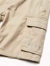 img 1 attached to 🩳 DKNY Cargo Canvas Mouse Boys' Shorts: Stylish and Versatile Clothing for Boys